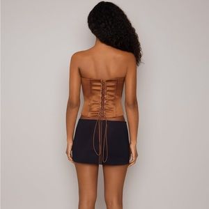 DANIELLE GUIZIO SATIN CORSET